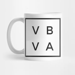 VBVA Virginia Beach Virginia Design by CoVA Tennis Mug